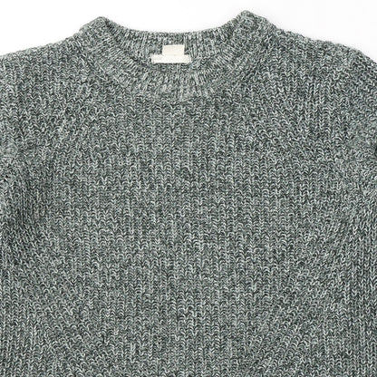 Womens UK Size M H&M Green Pullover Jumper