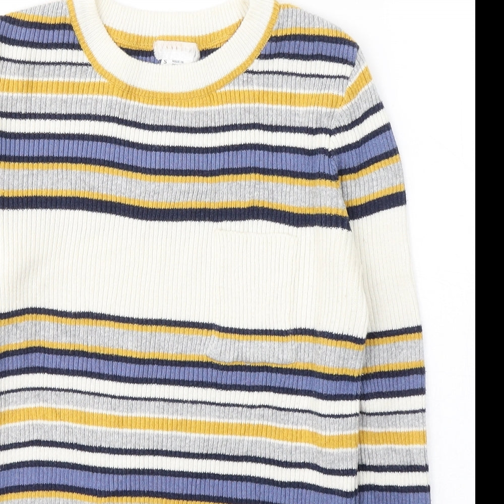 Womens UK Size S Cooperative Ivory Pullover Jumper