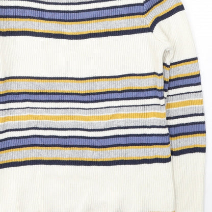 Womens UK Size S Cooperative Ivory Pullover Jumper