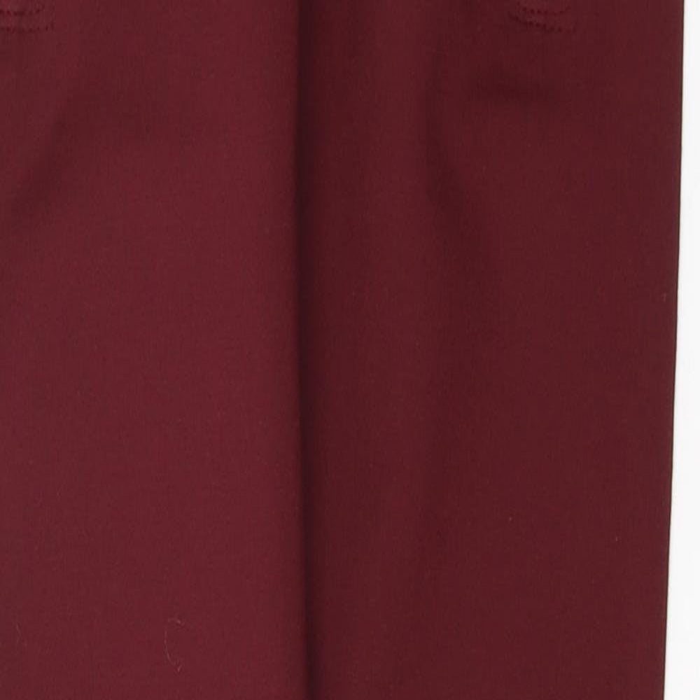 Womens UK Size 8 NEXT Regular Fit  Red Trousers