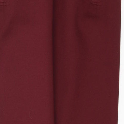 Womens UK Size 8 NEXT Regular Fit  Red Trousers