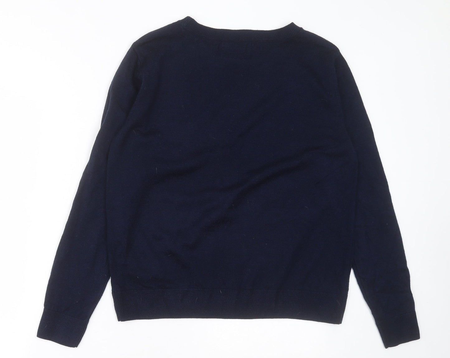 Womens UK Size M Marks and Spencer Blue Pullover Jumper