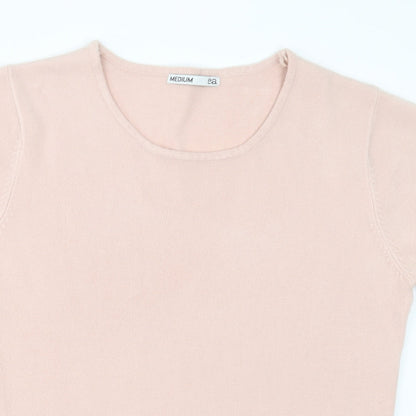Womens UK Size M EA Pink Pullover Jumper