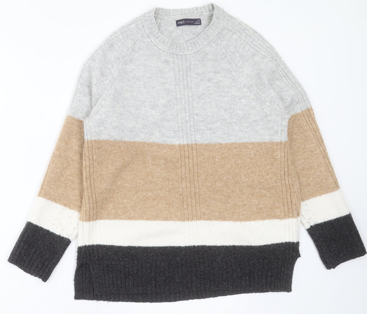 Womens UK Size XS Marks and Spencer Multicoloured Pullover Jumper