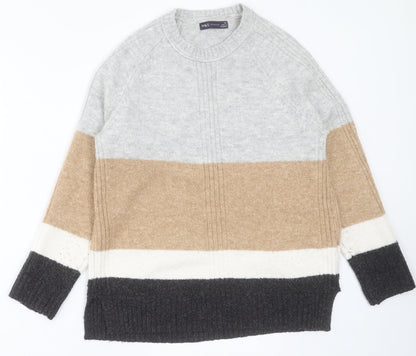 Womens UK Size XS Marks and Spencer Multicoloured Pullover Jumper