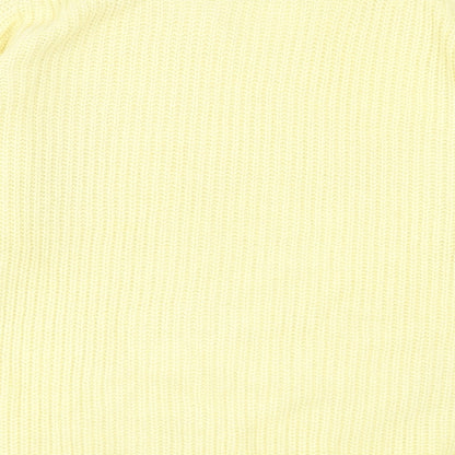 Womens UK Size L Isle Essentials Yellow Pullover Jumper