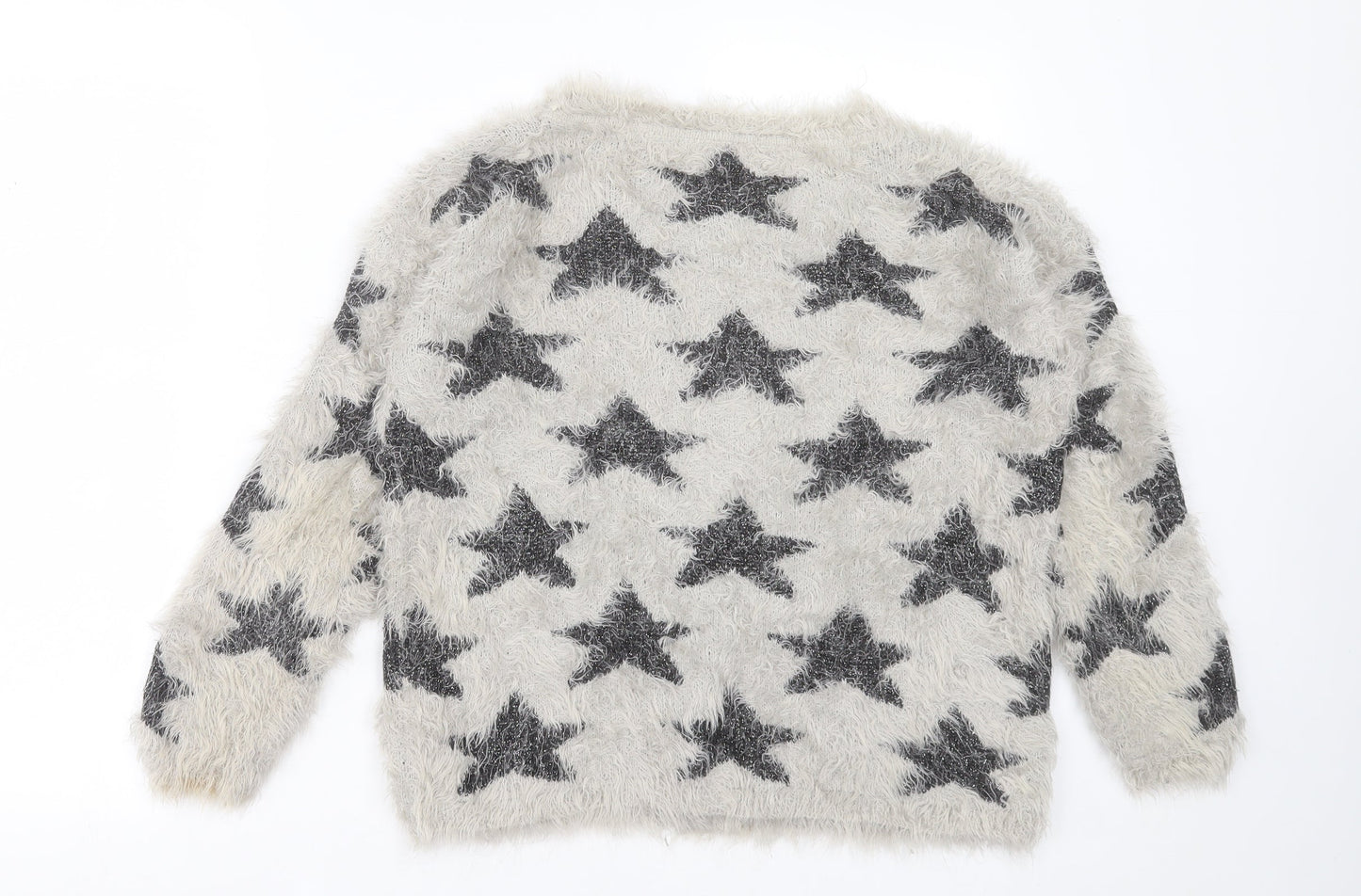 Womens UK Size 8 Atmosphere Grey Pullover Jumper