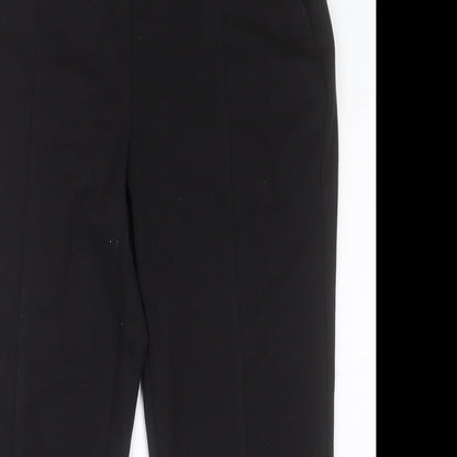 Marks and Spencer Womens Black  Polyester Trousers  Size 18 L27 in Regular