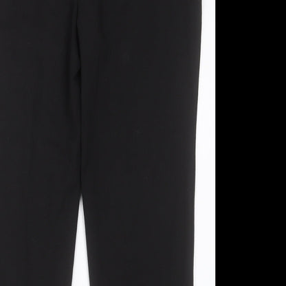 Marks and Spencer Womens Black  Polyester Trousers  Size 18 L27 in Regular
