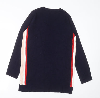 Womens UK Size 10 NEXT Blue Tunic Jumper