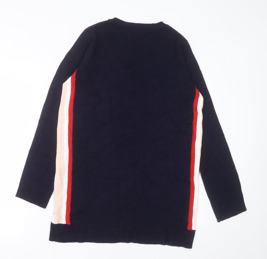 Womens UK Size 10 NEXT Blue Tunic Jumper