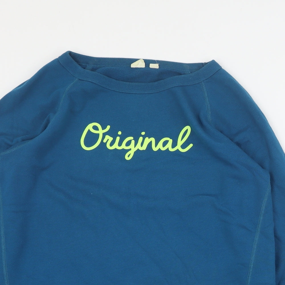 Gap Womens Blue  Cotton Pullover Sweatshirt Size S  Pullover