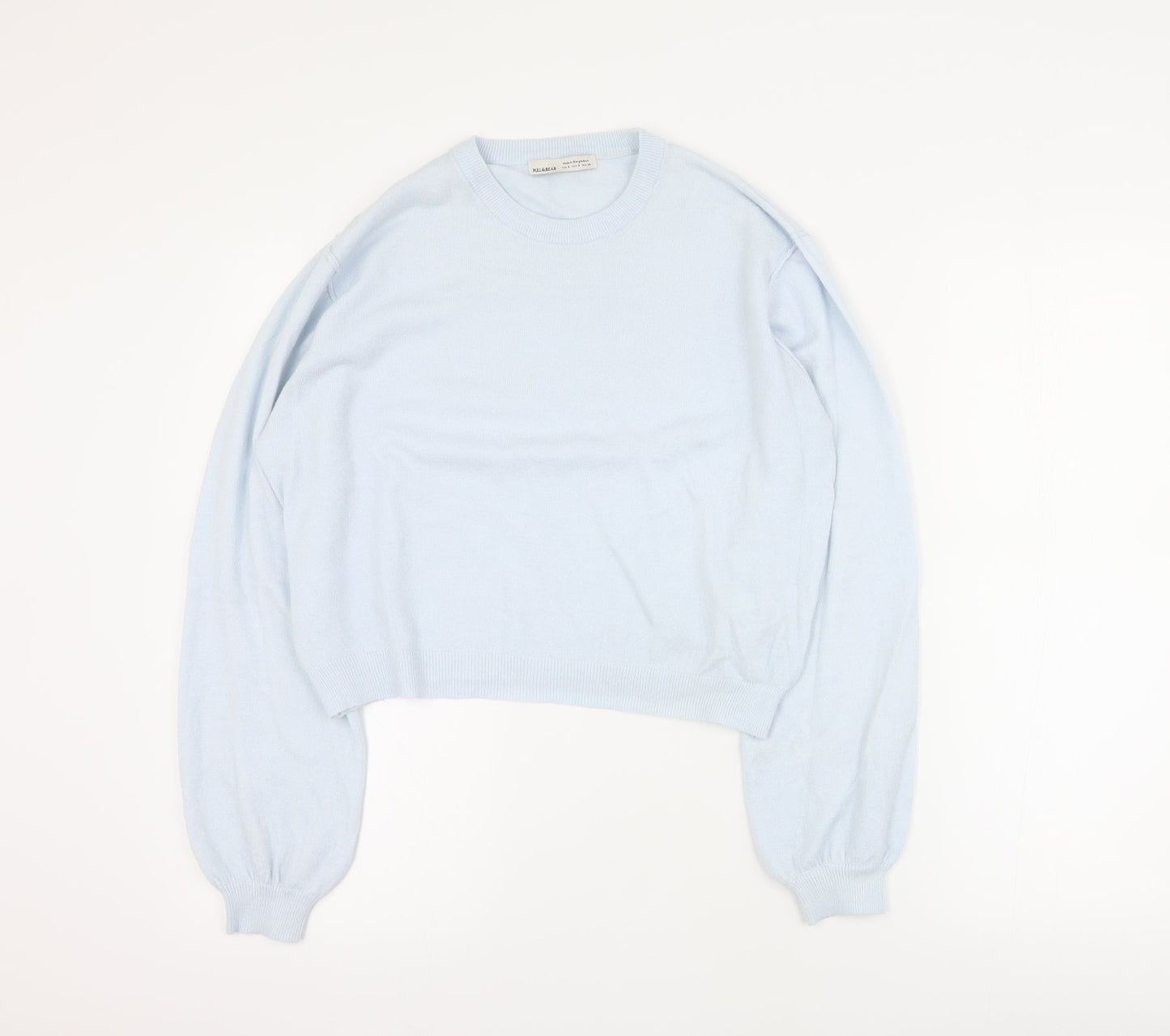 Womens UK Size S Pull & Bear Blue Pullover Jumper