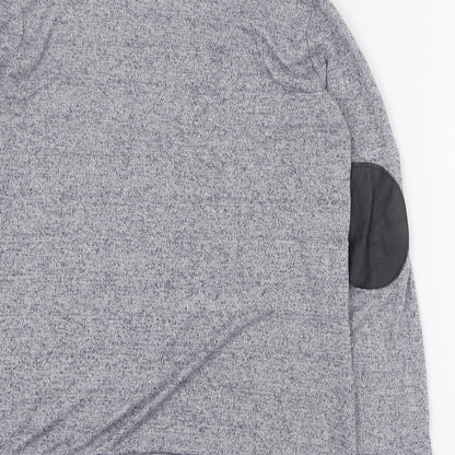 Izabel Womens Grey Round Neck  Viscose Pullover Jumper Size 10