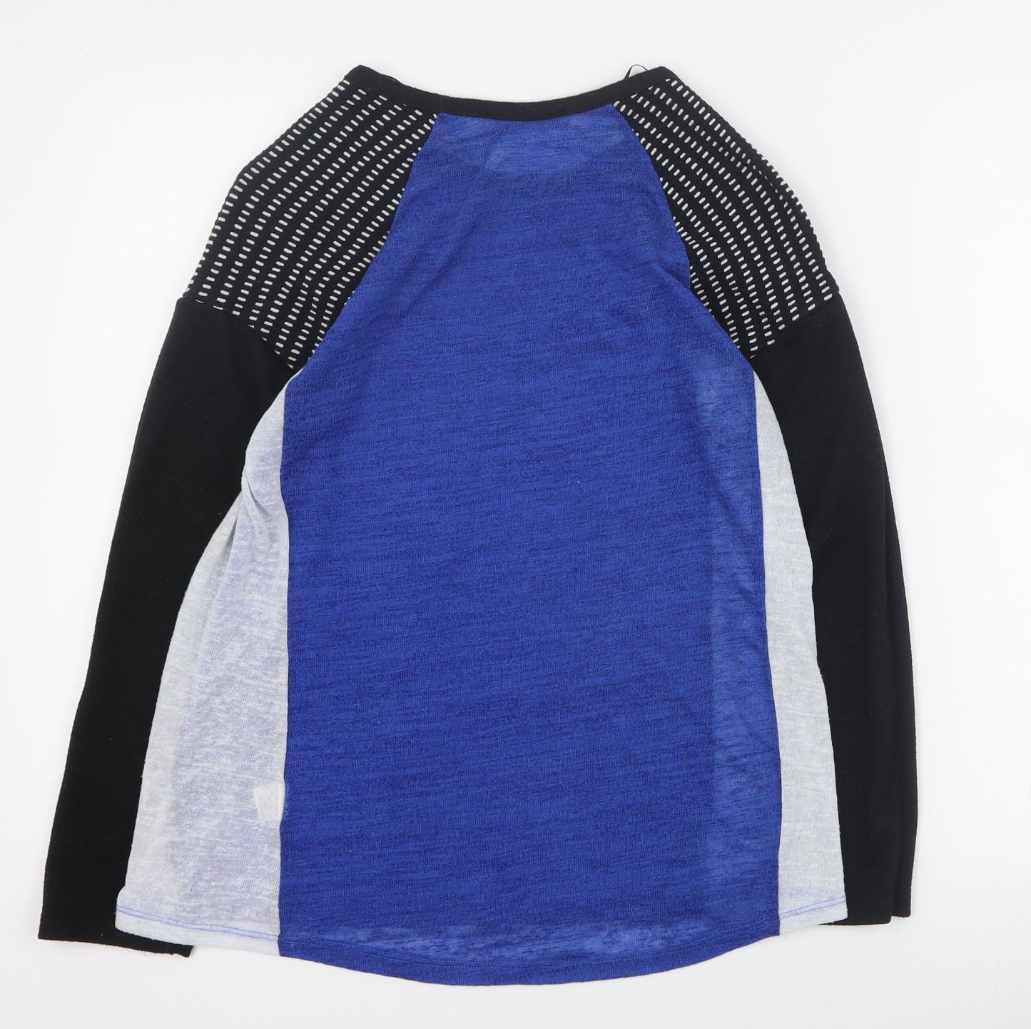 Primark Womens Blue Round Neck  Polyester Pullover Jumper Size 10