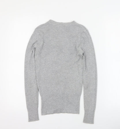 Womens UK Size 6 Marks and Spencer Grey Pullover Jumper
