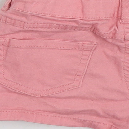 356 Denim Girls Pink  Cotton Hot Pants Shorts Size 5-6 Years  Slim