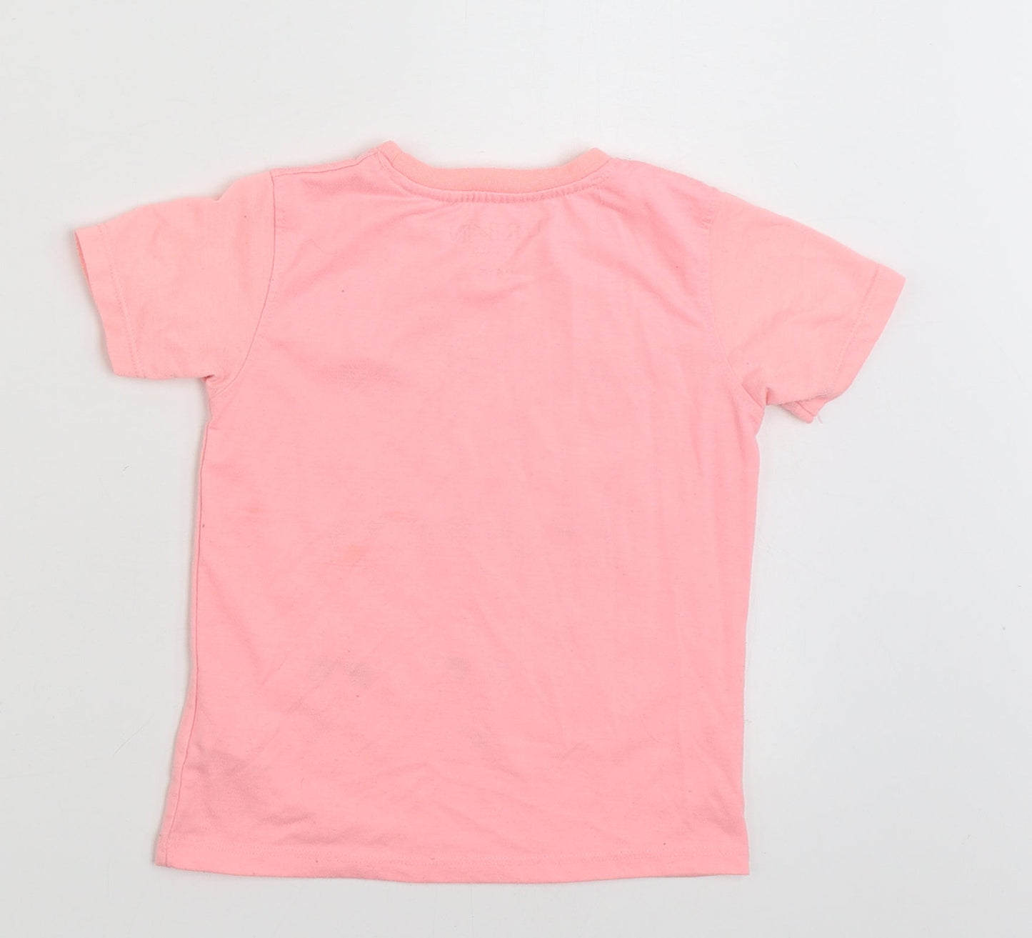 Urban Rascals  Girls Pink  100% Polyester Basic T-Shirt Size 3-4 Years Crew Neck Pullover - Just So Cool!