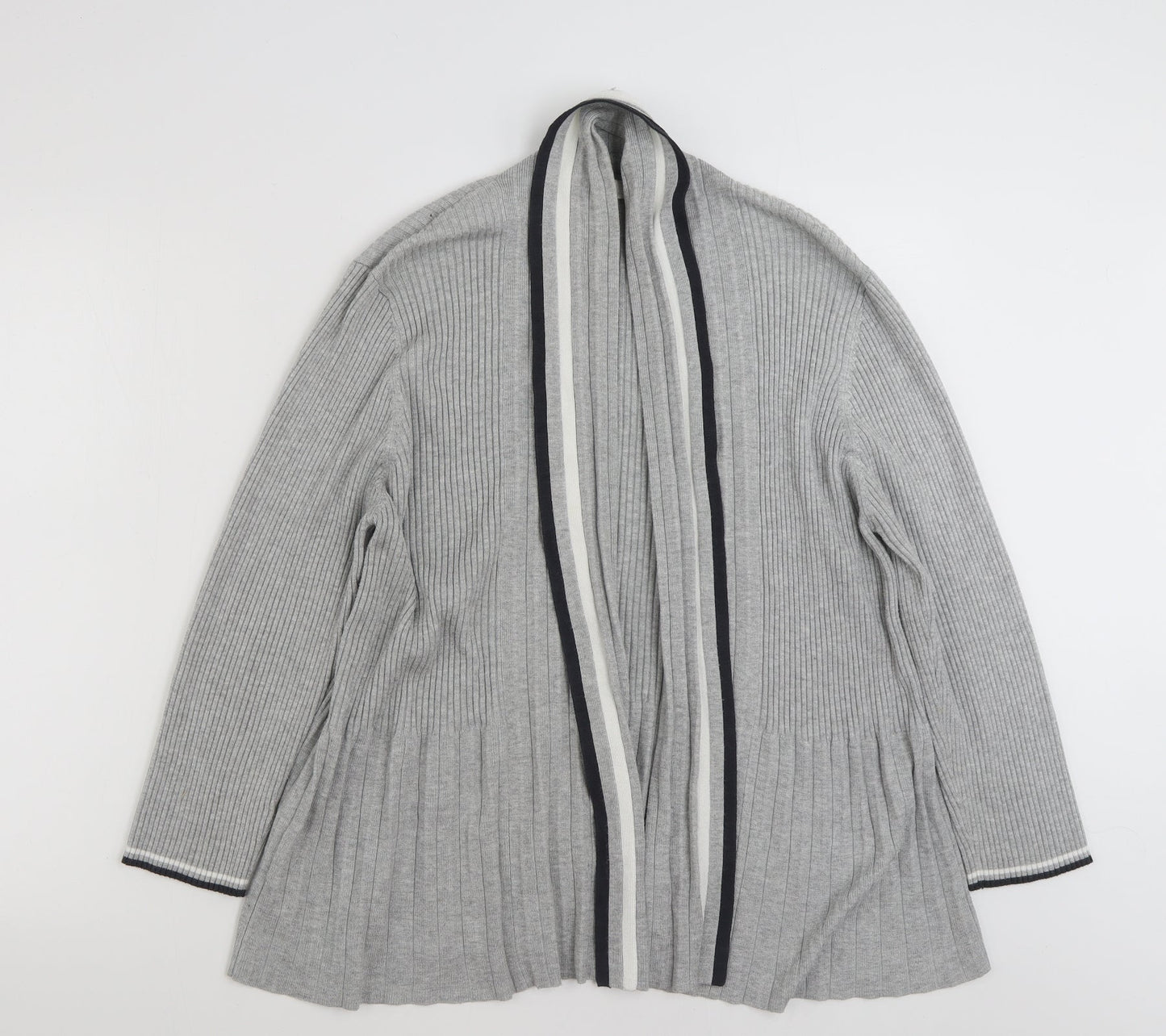 Womens UK Size XL CC Grey Cardigan Jumper