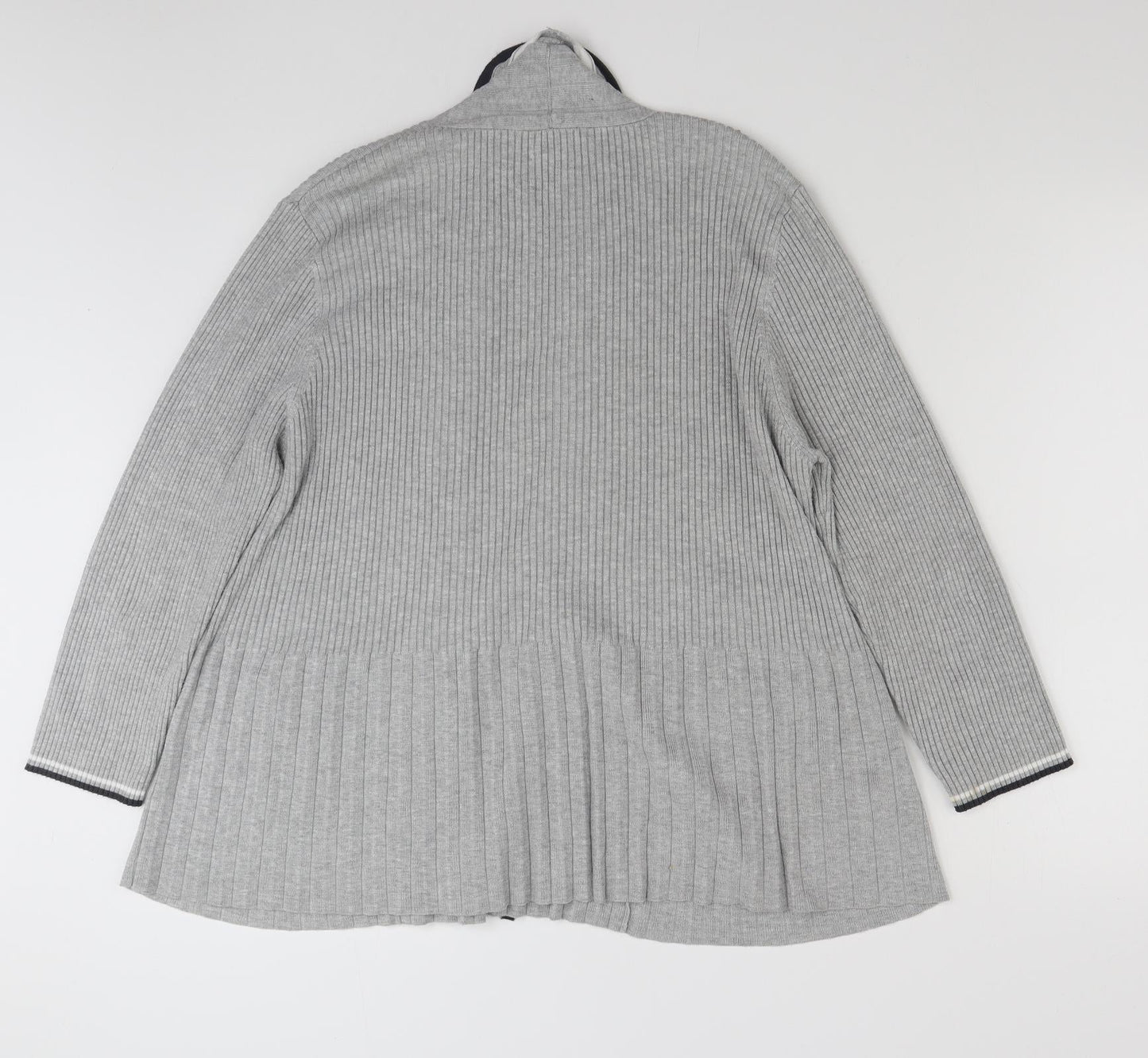 Womens UK Size XL CC Grey Cardigan Jumper