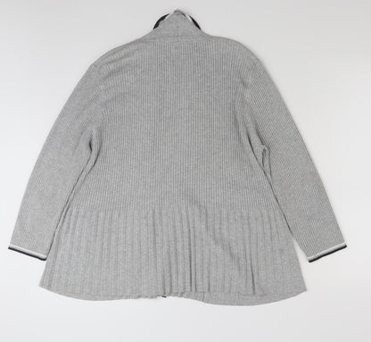 Womens UK Size XL CC Grey Cardigan Jumper