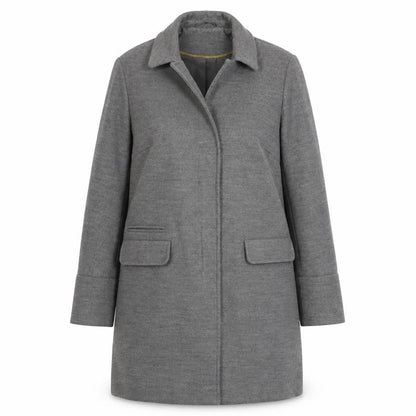 Womens UK Size 8 Topshop Grey Overcoat