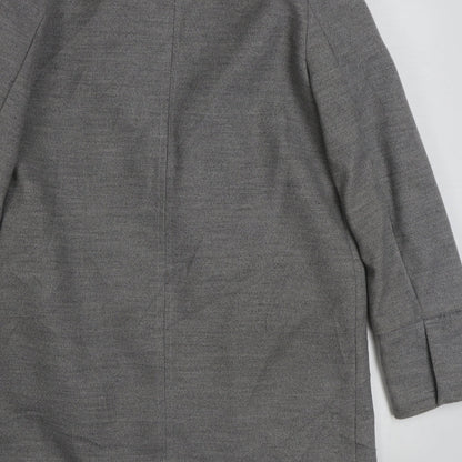 Womens UK Size 8 Topshop Grey Overcoat