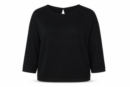 Womens UK Size 12 Per Una Black Pullover Jumper