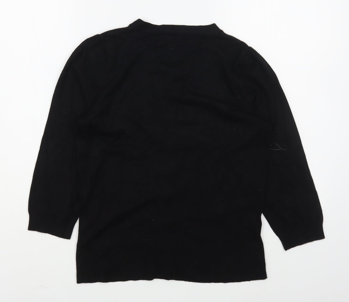 Womens UK Size 8 Dunnes Stores Black Cardigan Jumper