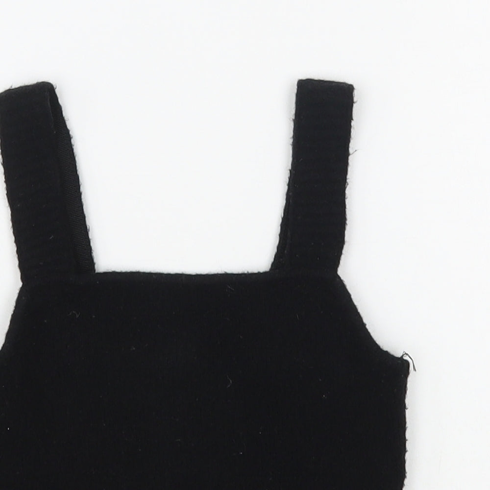 Womens UK Size XS H&M Black Basic Tank