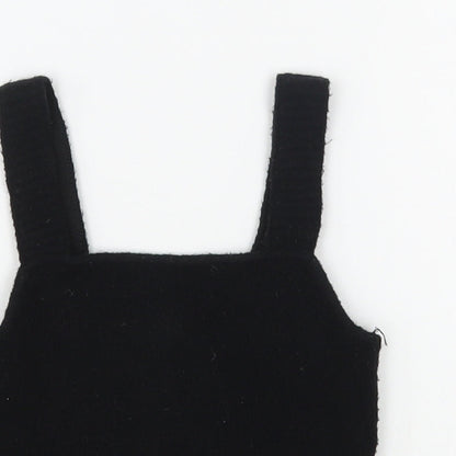 Womens UK Size XS H&M Black Basic Tank