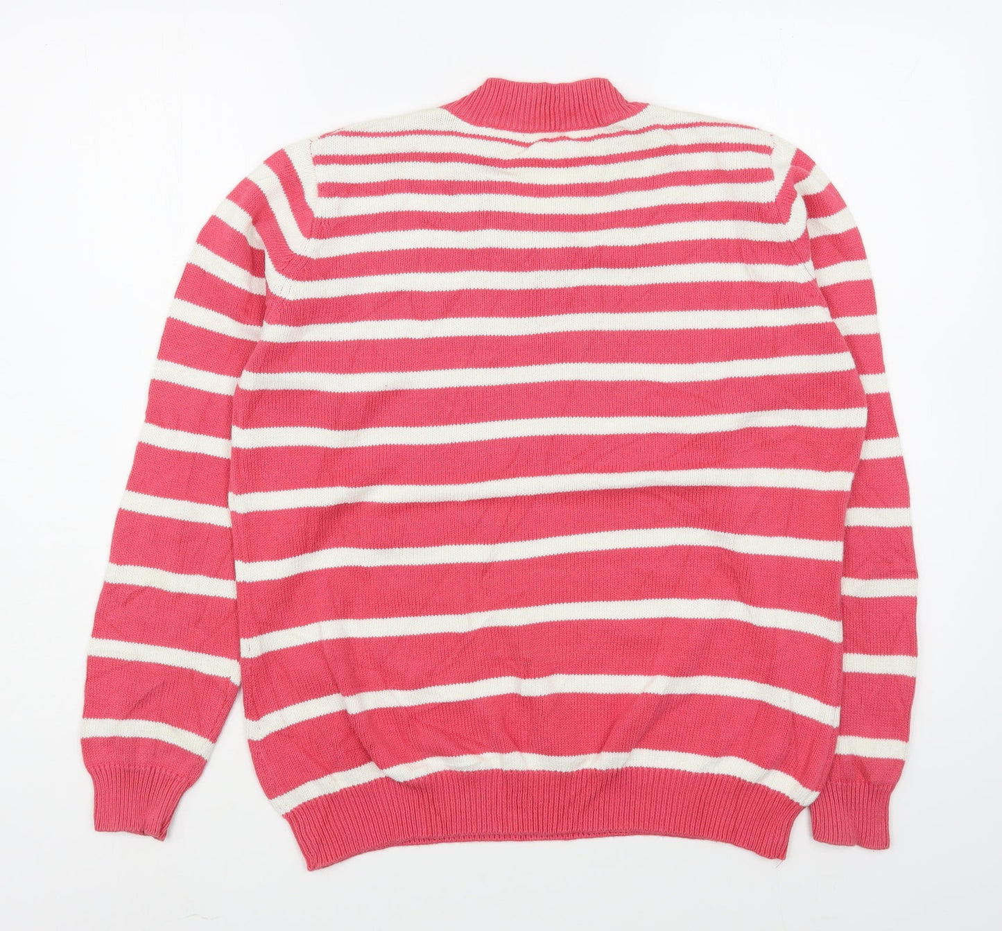 Womens UK Size M EWM Pink Pullover Jumper