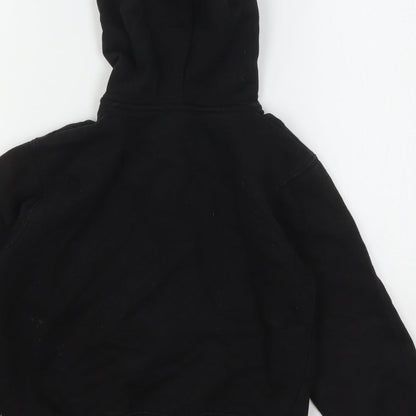 A2Z  Boys Black  Polyester Full Zip Hoodie Size 7-8 Years