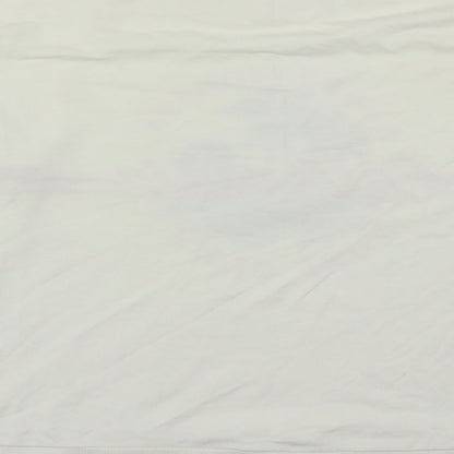 H&M Womens Ivory  Cotton Pullover Sweatshirt Size S