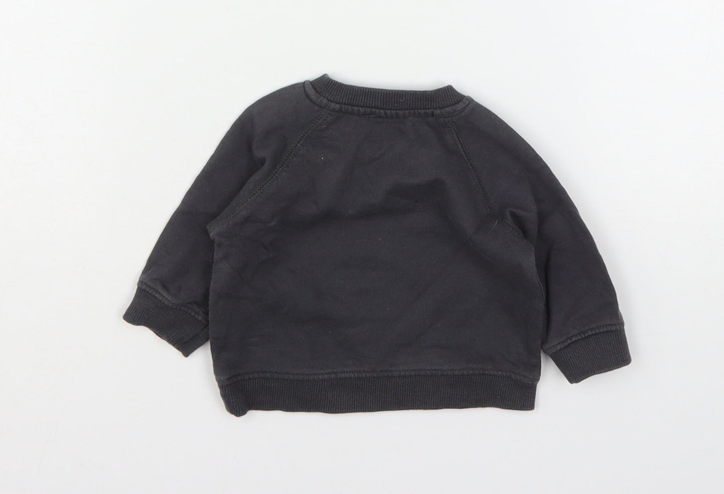 La Radute Boys Grey  Cotton Pullover Jumper Size 0-3 Months