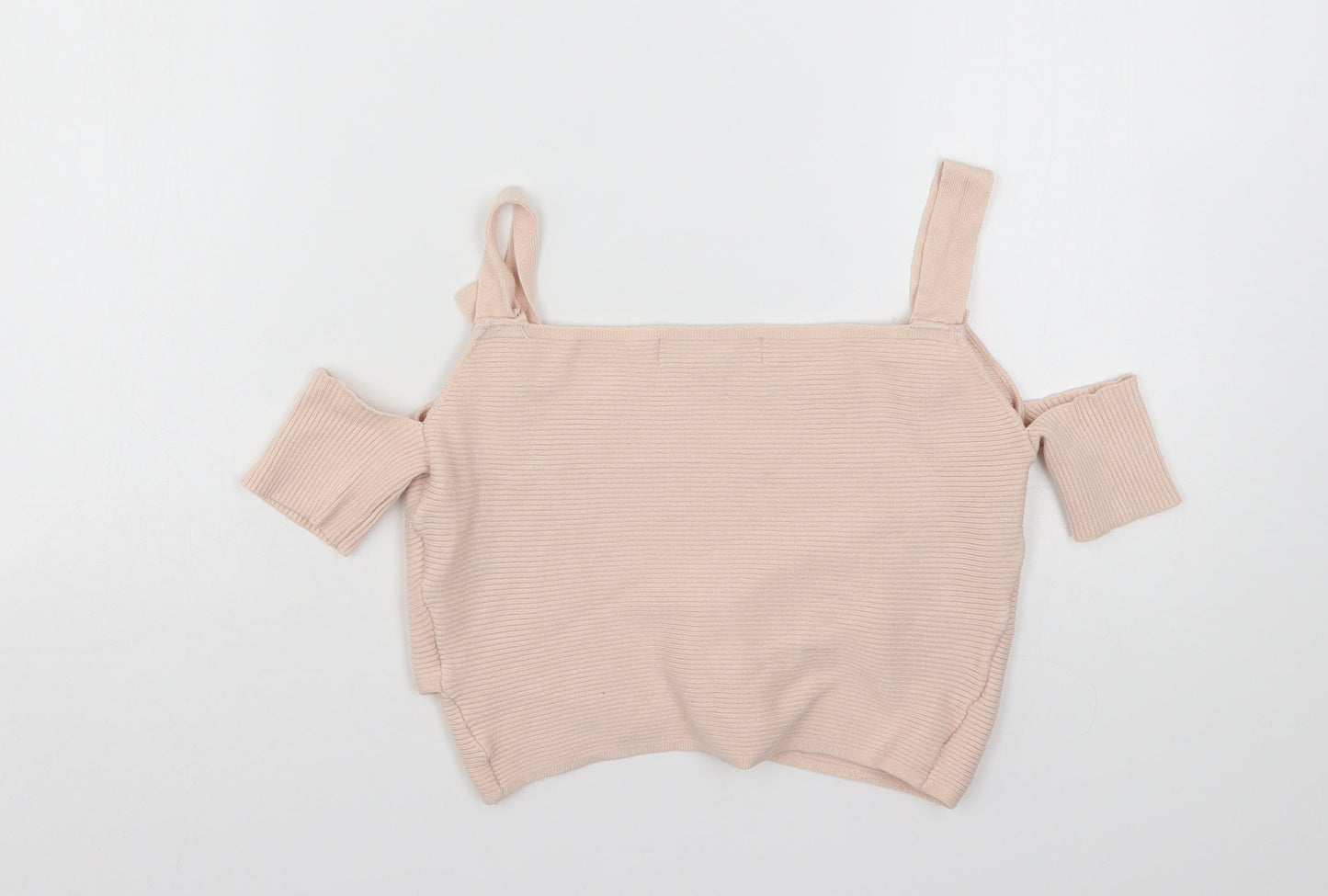 Womens UK Size 10 Lipsy Pink Cropped Tank
