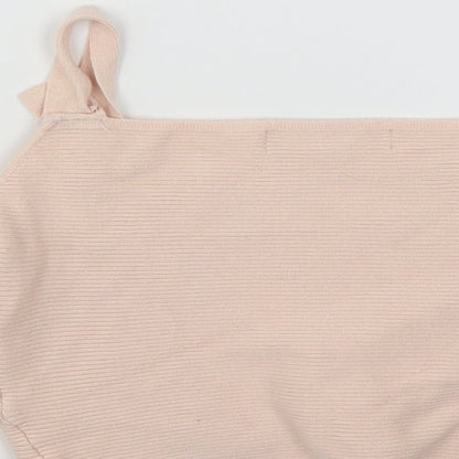 Womens UK Size 10 Lipsy Pink Cropped Tank