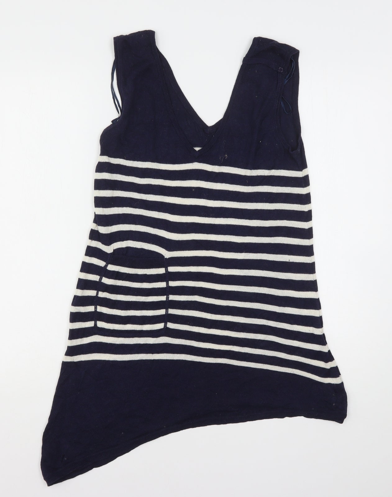 Womens UK Size S Planet Multicoloured Vest Jumper