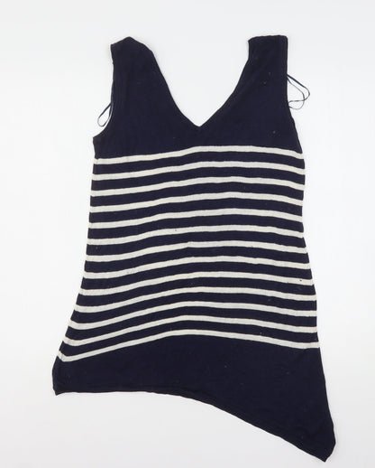 Womens UK Size S Planet Multicoloured Vest Jumper