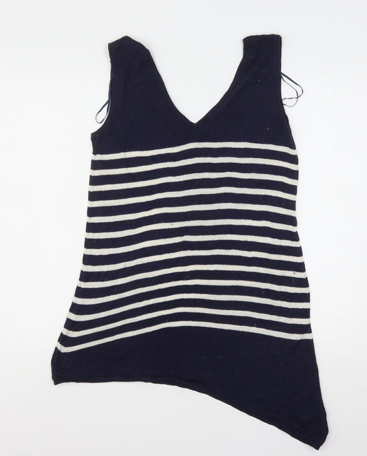 Womens UK Size S Planet Multicoloured Vest Jumper