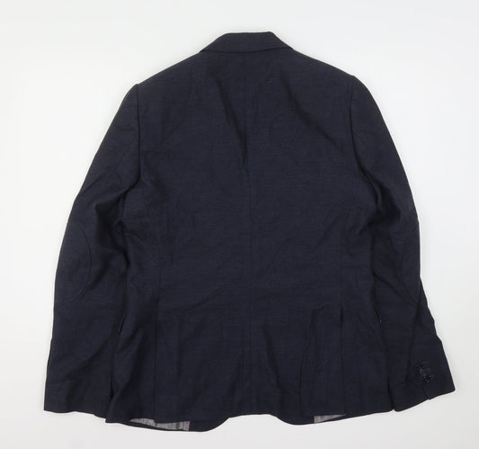 Mens UK Size M John Lewis Regular Blue Suit Jacket