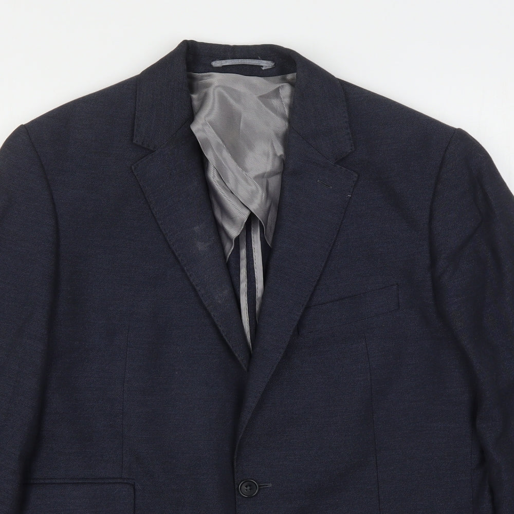 Mens UK Size M John Lewis Regular Blue Suit Jacket