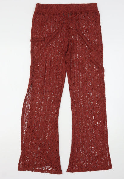 Primark Womens Brown  Polyester Jogger Trousers Size 10 L32 in Regular