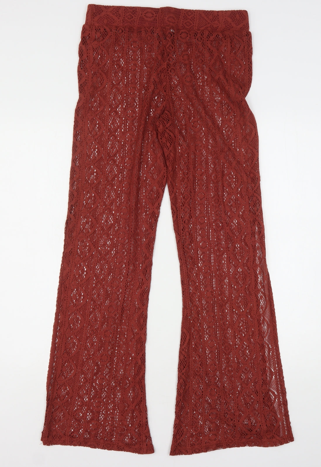 Primark Womens Brown  Polyester Jogger Trousers Size 10 L32 in Regular