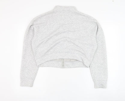 Womens UK Size S Gilly Hicks Grey Full Zip Sweatshirt