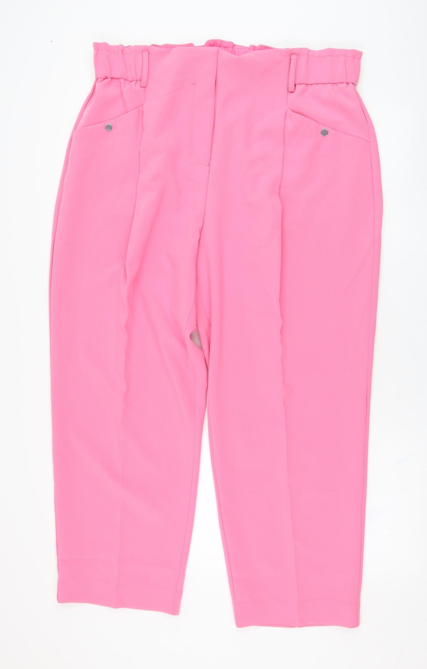 Womens UK Size 29 NEXT Regular Fit Carrot Pink Trousers