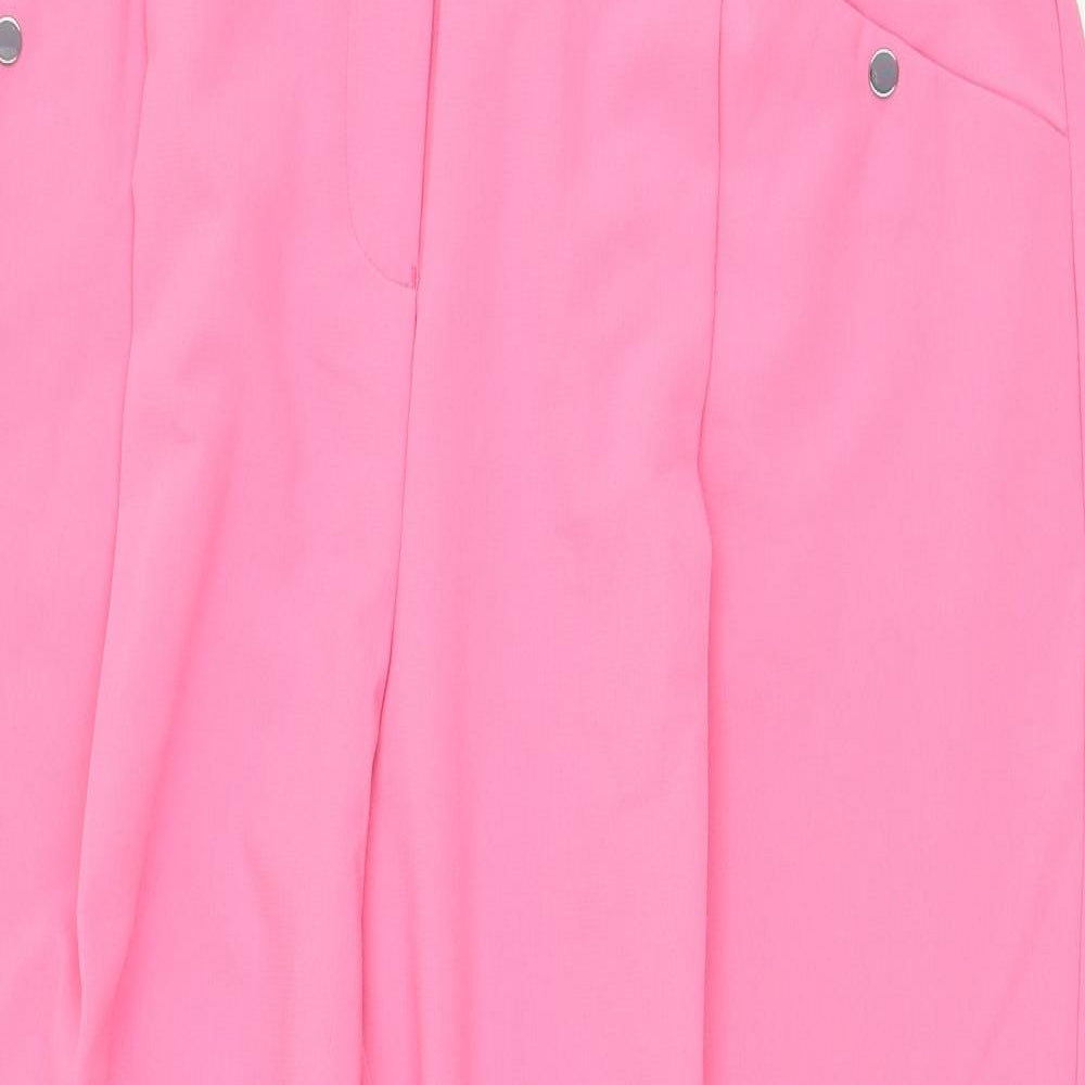 Womens UK Size 29 NEXT Regular Fit Carrot Pink Trousers