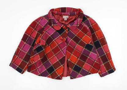 Womens UK Size 10 H&M Red Jacket