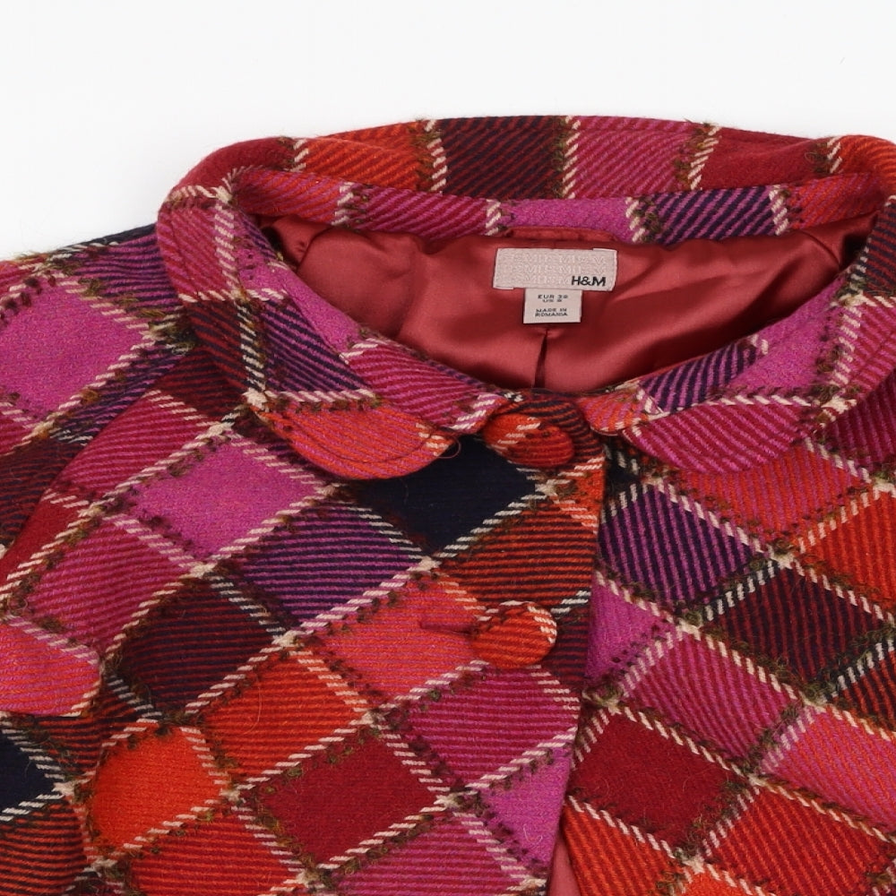 Womens UK Size 10 H&M Red Jacket