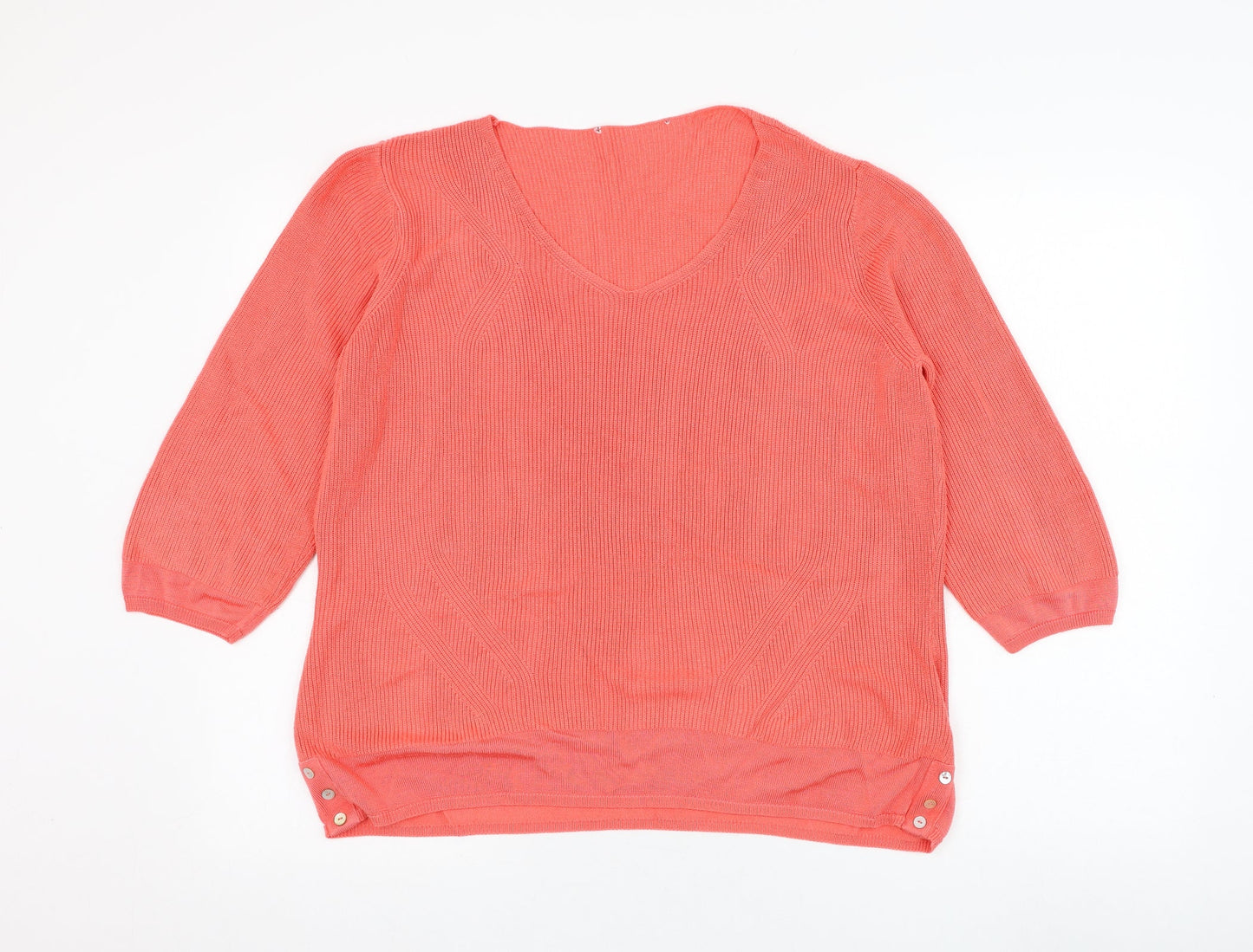 Womens UK Size 16 Marks and Spencer Pink Pullover Jumper